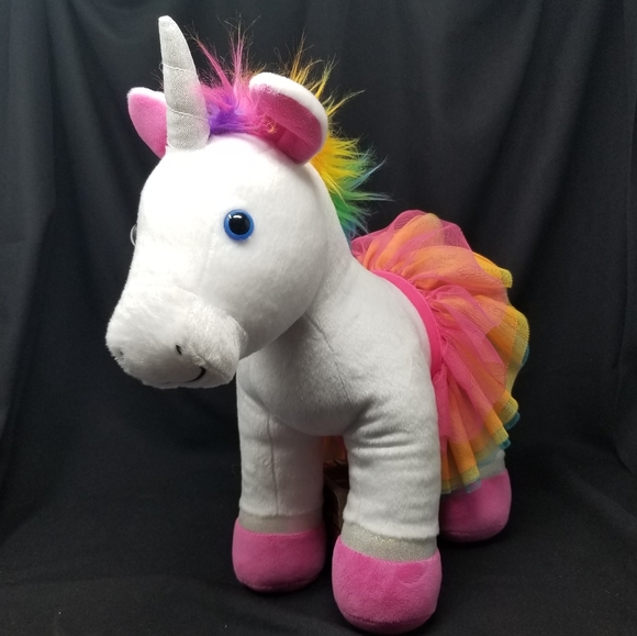 BUILD-A-BEAR WHITE & PINK UNICORN WITH TUTU - Picture 8 of 13
